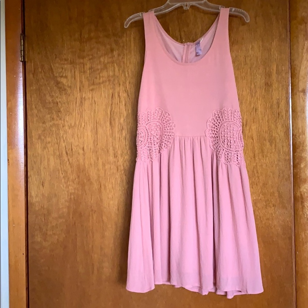 Coral/pink dress from Francesca’s!